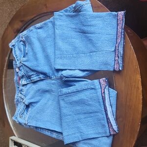 JM collection Denim size 14 with material cuff